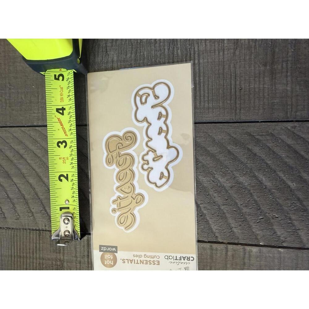 Studio Light Essentials Cutting Dies Hot Foil Wordz- Feestie - Picture 3 of 4